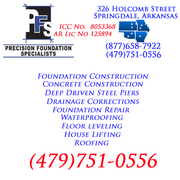 Bentonville Arkansas Foundation & Basement Repair Company