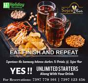Come To Experience The Harmony Between Starters & Drinks @ Sojen Bar..